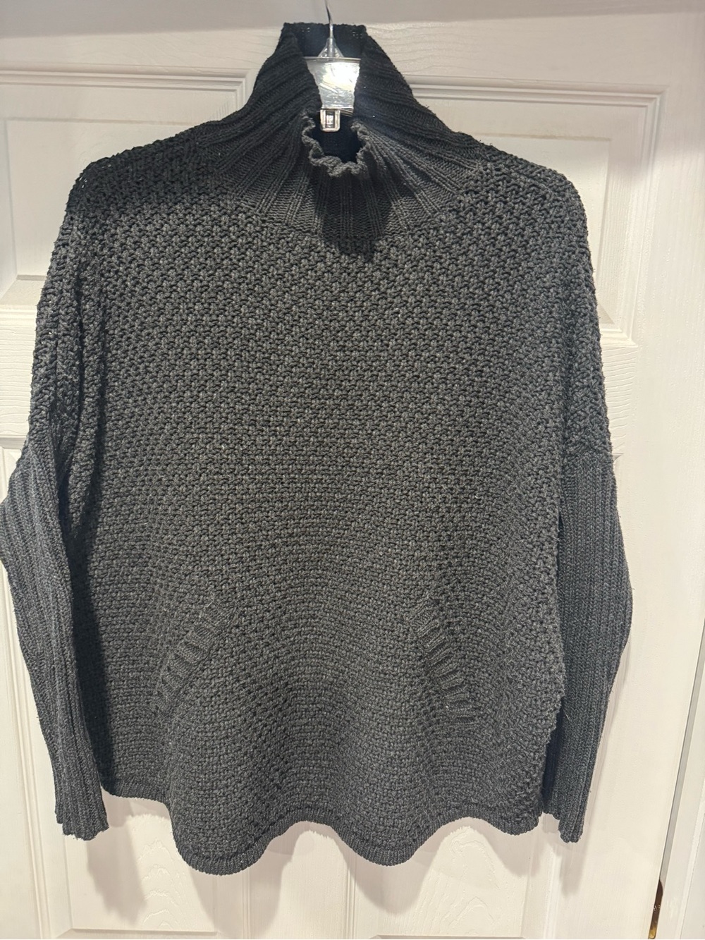 CIRANA Grey Chunky Turtleneck Sweater